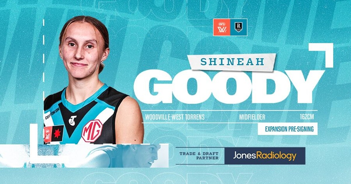 Shineah Goody podpisuje kontrakt z Port Adelaide